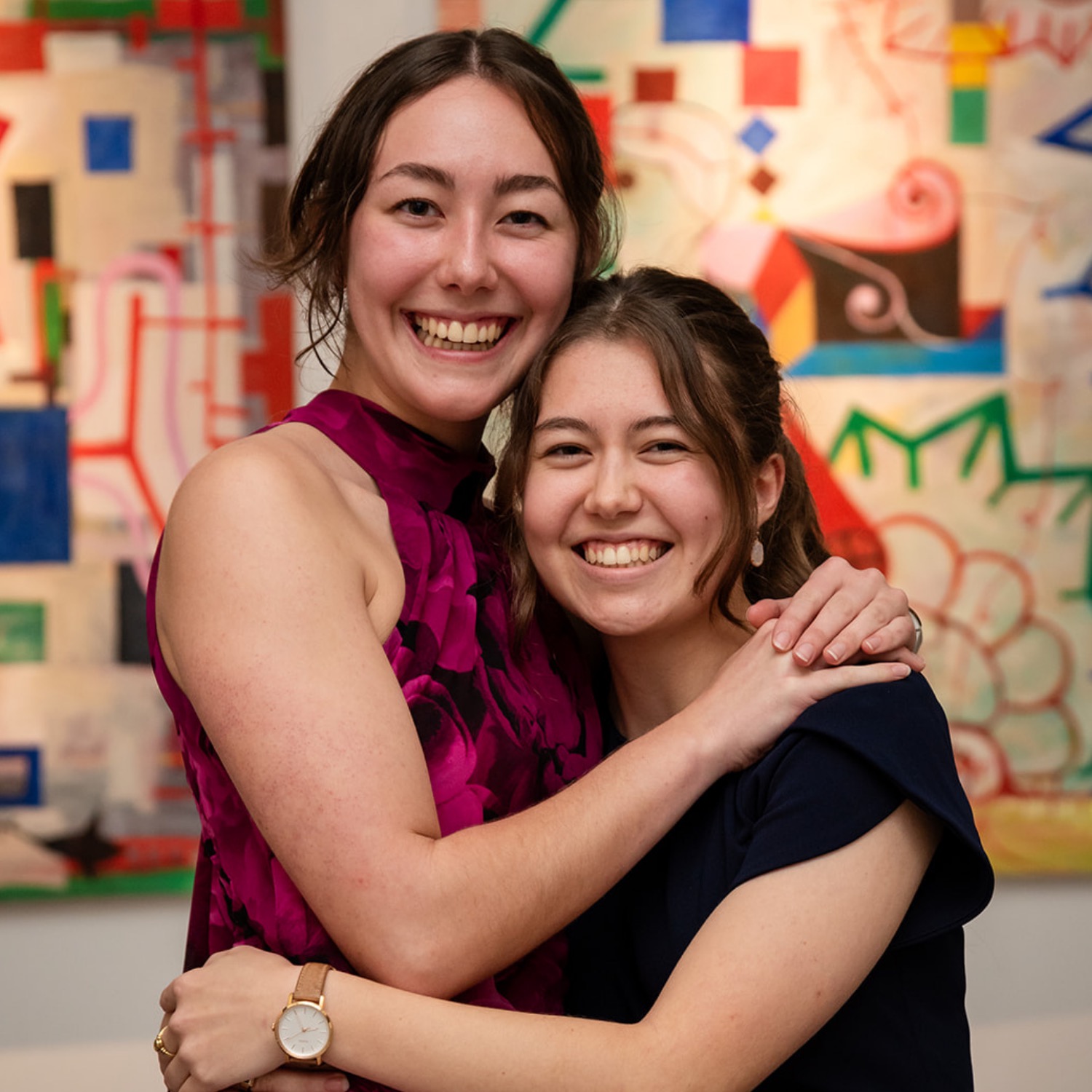 Katherine and Isabelle Adams, founders of Paper for Water, today